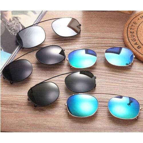 Clip On Sunglasses Polarized Lens Men Women Johnny Depp Glasses Lens Brand design Car Driving Sun Glasses Lens Top quality 012