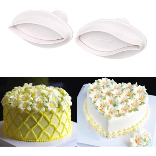 New Valentines Day Special Offer 4pcs Flower Spring Die Sugar Cakes Baked Plastic Utensils Modeling Tools Cake Decorating Tools