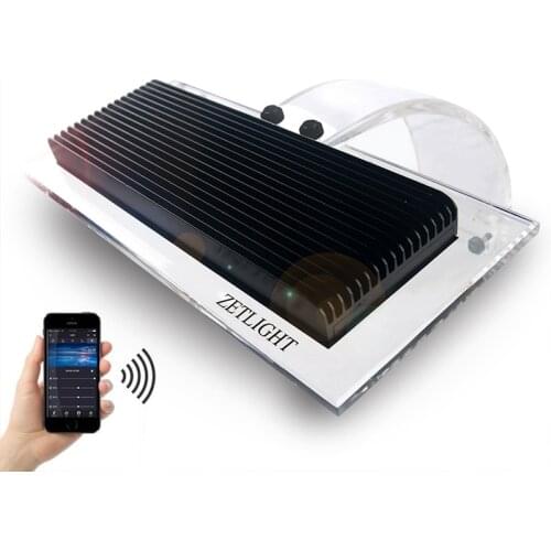 Zetlight ZA1201 WiFi Aquarium LED Light Wireless Control Coral Grow Saltwater Lighting for Marine Reef Fish Nano Tank