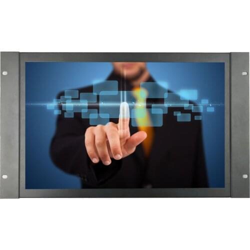 ZHIXIANDA 17.3 Inch Industrial Screen Metal Case 1920x1080 HDMI VGA BNC AV USB Input Open Frame Touch Monitor With Speaker
