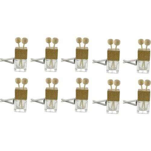 10Pcs Car Perfume Vent Clip Auto Air Outlet Perfume Bottle Remove Odor Essential Oil Diffuser Aroma Fragrance Diffuser