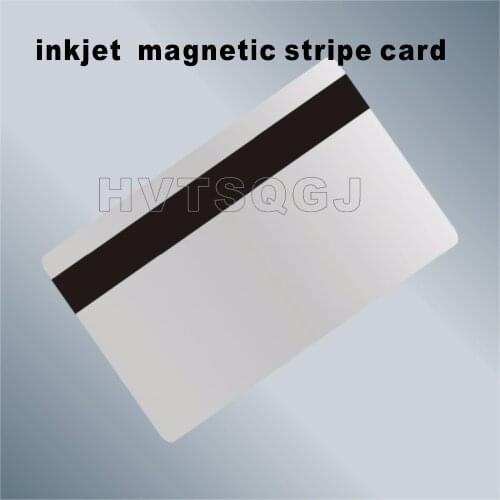 10pcs free shipping Inkjet printable pvc plastic card/ magnetic stripe cards