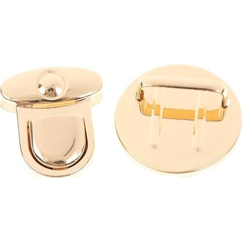 2 Pc Metalen Lock Bag Case Gesp Sluiting Voor Handtassen Schoudertassen Purse Tote Accessoires Diy Craft 3.8cm In Diameter