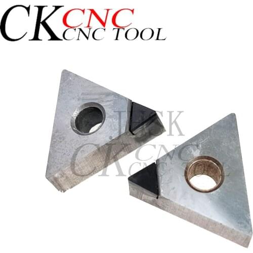 2pcs TNMG160402 PCD Cuttings Inserts PCD Diamond inserts cutter Lathe Machining Turning Tools For WTJNR/MTJNR
