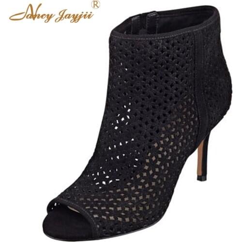 2017 sandals boots 5cm summermed high heels women shoes Fashion high-heeled chaussures femme ete woman 2017 zapatillas mujer