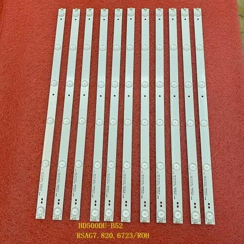 55pcs/lot LED Backlight strip For Sharp/Hisense 50H7C LC-50N6000U LED50K5100 HD500DU-B52 RSAG7.820.6723/ROH