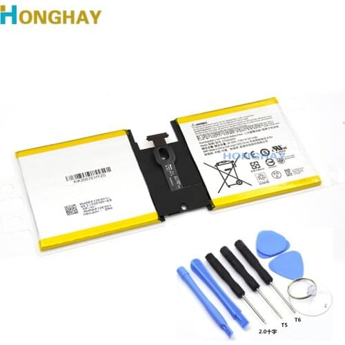 HONGHAY G16QA043H 2ICP4/76/76 New 3411mAh Tablet Battery For Microsoft Surface Go 1824 4415Y Tablet PC 7.66V 26.12WH