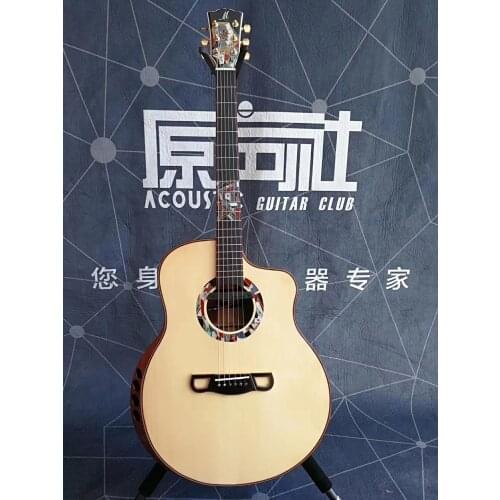 Merida Poison 42" Jumbo full solid wood Acoustic guitar, acoustic electric guitar