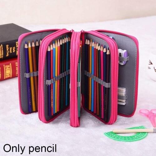 Art storage pencil case School Pencil Case Multifunction Stationery Large Pens Pouch Art Pen Marker Case Bag Storage Bag U9Y7