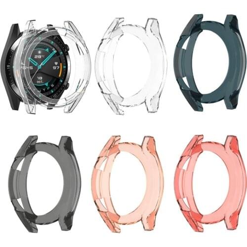 42/46mm TPU Smart Watch Bumper Case Protective Cover Shell for Huawei Watch GT 2