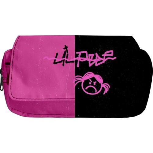 Lil.peep Pencil Case Letter printing Cosmetic Bag Make-Up Bag Stationery Box Students School Pen Pencile Pouch Bags Gift