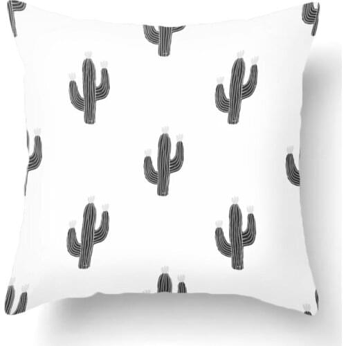 Plants Colorful Cushion Cover Throw Pillow Case for Home Chair Sofa Decoration Square Pillowcases