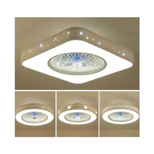 For LED bedroom study, balcony lamp, fan ceiling lamp, modern simple bedroom, circular Nordic restaurant
