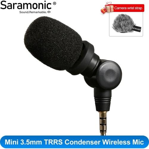 Saramonic iMic Compact Mini Directional Microphone for Apple iPhone 7s 6s 7 6 Plus Samsung Huawei HTC Smartphones Recorder Mic