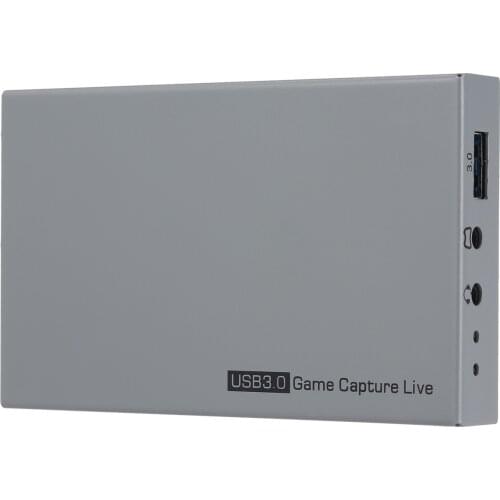 Ezcap269 1080P HD Video Game Capture Box for Live Video Support 4K Video Input and Output MIC Input Gamepad Audio Input