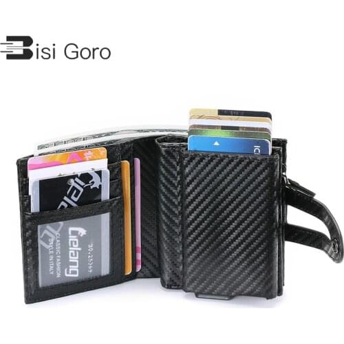 BISI GORO Wallets Female High Quality Clutch Money Bag Short Wallet Men Purses Fashion Coin Purse Card Holder PU Leather Wallet