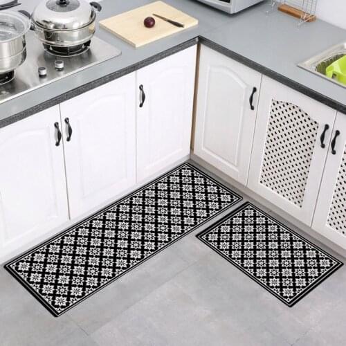 Modern Strip Geometric Kitchen Carpet Entrance Bathroom Soft Absorbent Toilet Door Floor Mat Area Rugs for Bedroom Non-Slip Rug
