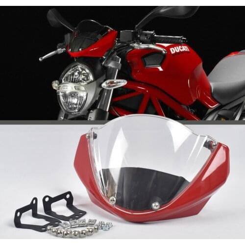 Windshield head cover for Ducati Monster 696 795 796 1100