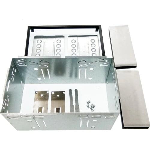 100mm 2 Din Mounting Fascias Cage fit for VW Series Jetta Chico Golf Bora Polo MK3 MK4 DVD Player Fitting Frame Kits panel