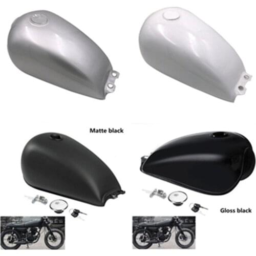 Motorcycle 9L 2.4 Gallon Metal Cafe Racer Vintage Fuel Gas Tank For Suzuki GN125 Cafe build
