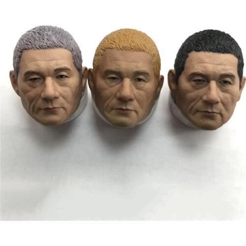 1/6 Male Head Sculpt Japan Nihon Kuroshakai Kitano Takeshi Head Carving Model for 12 inch Action Figure Body