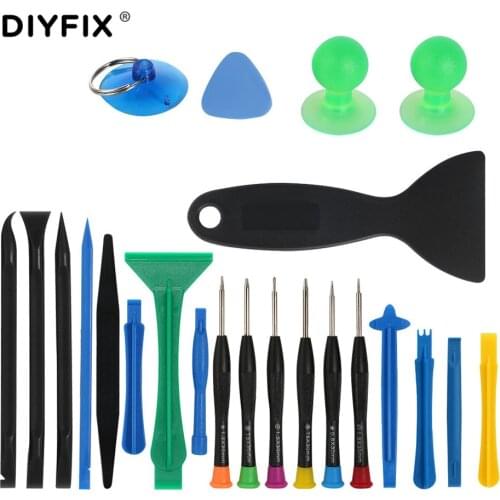 DIYFIX 23 in 1 Laptop Opening Repair Tools Kit Precision Screwdriver Set for iPhone MacBook CellPhone Tablet PC Disassemble Tool