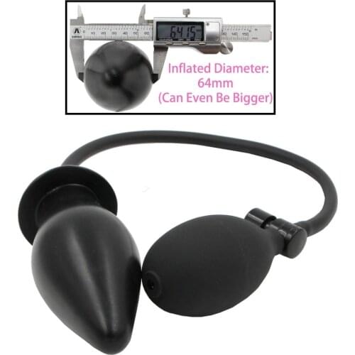 Inflatable Anal Plug Expandable Penis Anal Pump Dilator Backyard Butt Plug Adult Sex Toys for Woman Men Erotic Sex Products Shop