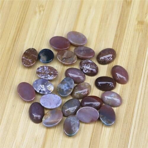 Wholesale Natural Gem Stone Lapis Lazuli Oval Cabochon Cameo Fit DIY Jewelry Making Wholesale 30pcs/LOT 10X14mm