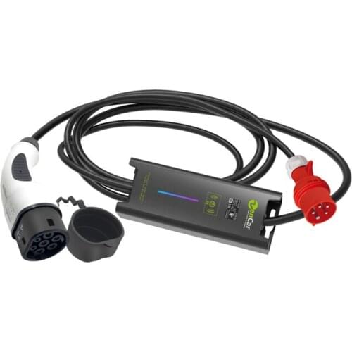 Newest Zencar EVSE 7.4KW type 2 with 5 pins CEE IEC 62196-2 charger