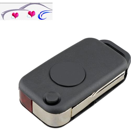 2021 NEW Replacement Flip 1 Button Car Remote Key Shell Case Fob for Benz-Mercedes 1984-2004 High Quality Car key shell