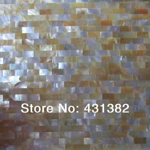 New style HYRX shell mosaic tile yellow lip;mother of pearl tile backsplash tile;Setting wall;Background wall decorative tile