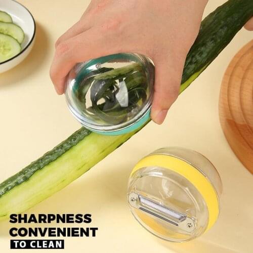Fast Fruits Vegetable Peeler Potatoes Peelers Easy Peeling Tools Kitchen Gadgets Round Peeling Knife Apple Potato Peeling