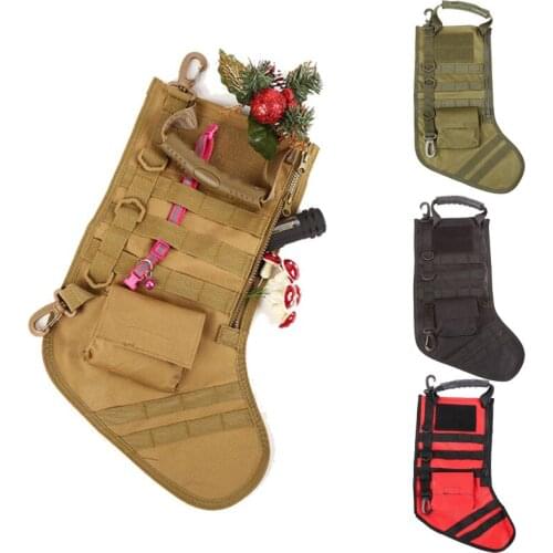 Hanging Tactical Molle Christmas Stocking Bag Dump Drop Pouch Utility Storage Bag Military Combat Hunting Magazine Pouches