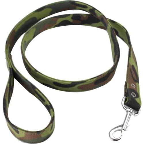 120cm Adjustable Camouflage Printed Pet Collars Leash Traction Rope Belt Strap Hot