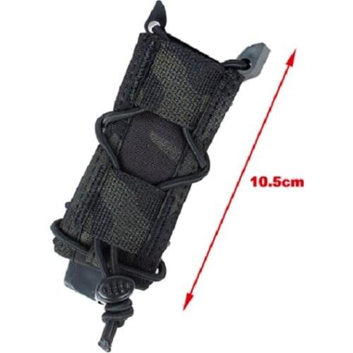 TMC3363-MCBK Camouflage Black Outdoor Sports Tactical Vest Accessory Bag Single Magazine MOLLE Quick Strip