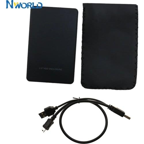 2 Colors 2.5 inch SATA box 2TB External Enclosure Mobile Disk Box for Cases USB 2.0 HDD Hard Drive laptop hard drivec Hard Disk