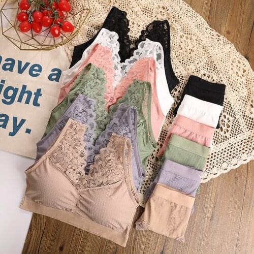 Breathable Summer Chest Wrap Suit Ice Silk Beautiful Back Without Steel Ring To Receive Vice Breast Sports Underwear Suit Girl L