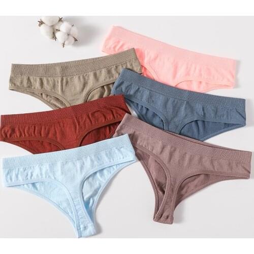 Female Thongs Womens G-String Seamless Underwear Sexy Panties Bikini Bottom Soft Sexy Lingerie Comfort Pantys M-L Thong