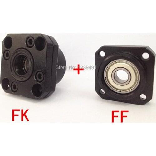 1set ( Fixed Side FK12 + Floated Side FF12) Ball screw End Supports