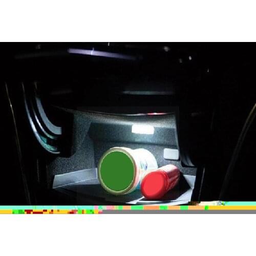 1pc Car Led Sensor Light One-button Portable Self-adhesive Small Night Car Outdoor Lamp Mini Home Atmosphere Light K7s9