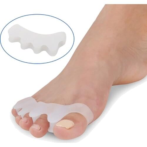 2pcs Hallux Valgus Braces Toe Separator Overlapping Toes Rehabilitation Treatment Foot Bone Orthotic Device Feet Care