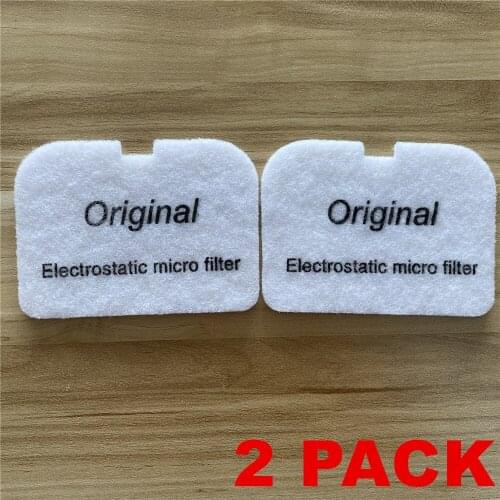 2 Pack Nilfisk Vacuum cleaner GD5 back original electrostatic micro cotton filter-(white)