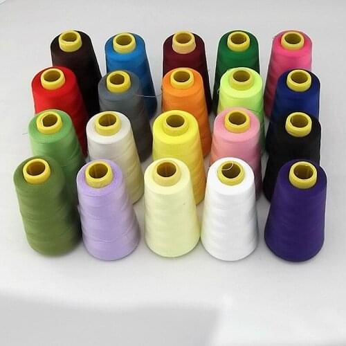 10 PCS/LOT 3000 YARDS 40/2 COLORFUL Polyester Sewing MACHINE Thread 100G