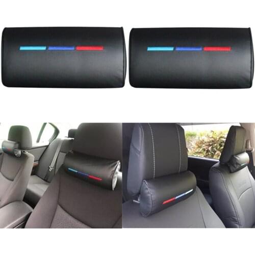 Car PU Seat Headrest Neck Pillow for BMW E46 E90 E39 F10 F20 F30 E60 E36 E34 E70 E53 M3 M6 X1 X3 X5 F21 F31 G20 G30 Performance