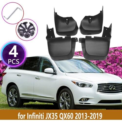 Car Mudguards For Infiniti JX35 QX60 2013 2014 2015 2016 2017 2018 2019 Cladding Splash Mud Flaps Mud Guard Mudflap Accessories