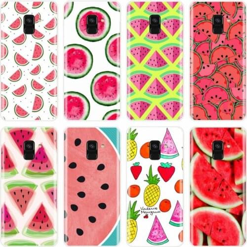 Pretty Fruit Watermelon Cover TPU Phone Case For Samsung Galaxy A5 A7 A8 2015 A3 A5 A7 A8 2016 A3 A5 A7 2017 A7 A8 A9 2018