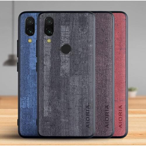 Case for Xiaomi Redmi 7 7A Funda Luxury Vintage Bark pattern Leather Phone Cover for xiaomi redmi 7 7a case Coque
