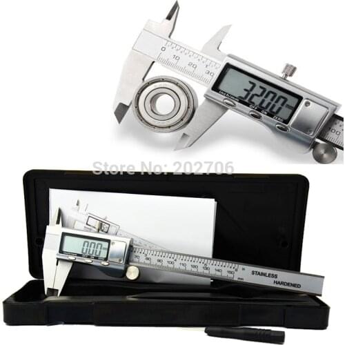 0-150mm/6" metal casing Digital CALIPER VERNIER caliper stainless steel digital caliper GAUGE MICROMETER