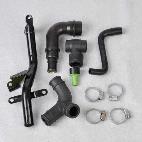 CITALL 10pcs Engine Crankcase Breather Vent Hose Pipe For VW Passat B5 AUDI A4 A6 Skoda Superb 1.8T 1995 - 2005 2006 06A103213F