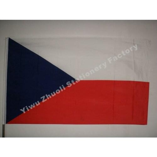 Czech Republic Flag 150X90cm (3x5FT) 115g 100D Polyester Double Stitched High Quality Free Shipping